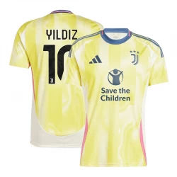 Yildiz #10 Fotbalové Dresy Juventus FC 2024-25 Save The Children Venkovní Dres Mužské