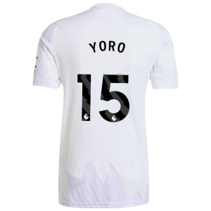 Yoro #15 Fotbalové Dresy Manchester United 2025-26 Venkovní Dres Mužské