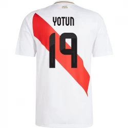 Yotun #19 Fotbalové Dresy Peru Copa America 2024 Domácí Dres Mužské