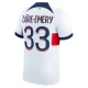 Zaire-Emery #33 Fotbalové Dresy Paris Saint-Germain PSG 2023-24 Venkovní Dres Mužské