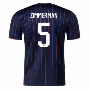 Zimmerman #5 Fotbalové Dresy Spojené Státy Americké 2025 Venkovní Dres Mužské