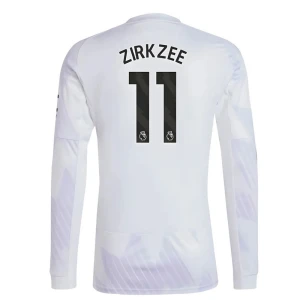 Zirkzee #11 Fotbalové Dresy Manchester United 2025-26 Venkovní Dres Mužské Dlouhý Rukáv